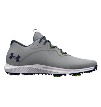 Under Armour Men's Charged Draw 2 Wide Grey/ Navy Golf Shoes