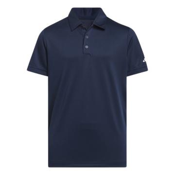 adidas Juniors Performance Navy Golf Shirt