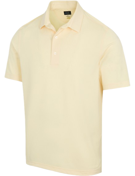 Greg Norman Freedom Micro Pique Men's Lemon Palm Shirt 