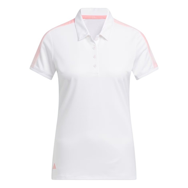 adidas Ultimate365 Ladies Printed White Polo Shirt