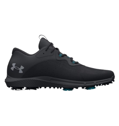 Under Armour Men's Charged Draw 2 Wide Golf Black/ Steel Shoes