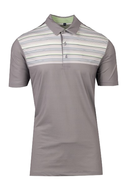 10&8 Striped Men's Grey Shirt