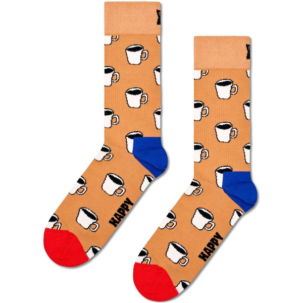 Happy Socks Men's Coffe Cup Beige