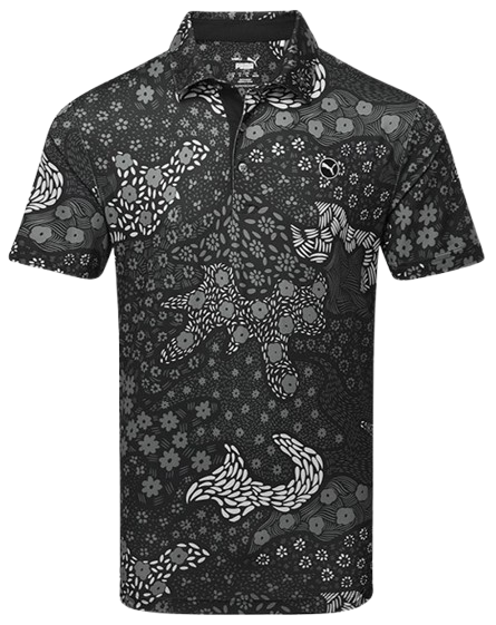 Puma Cloudspun Bloom Camo Men's Black Shirt