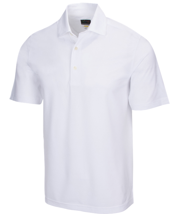 Greg Norman Freedom Micro Pique Men's White Shirt