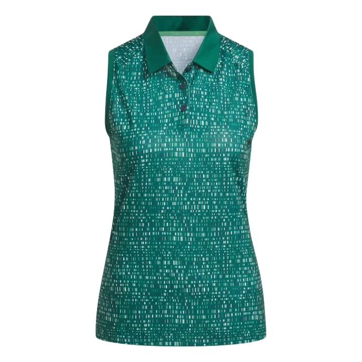 adidas Ultimate365 Printed Ladies SL Green Shirt