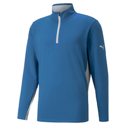 Puma Gamer Quarter Zip Lake Blue Men's Pullover