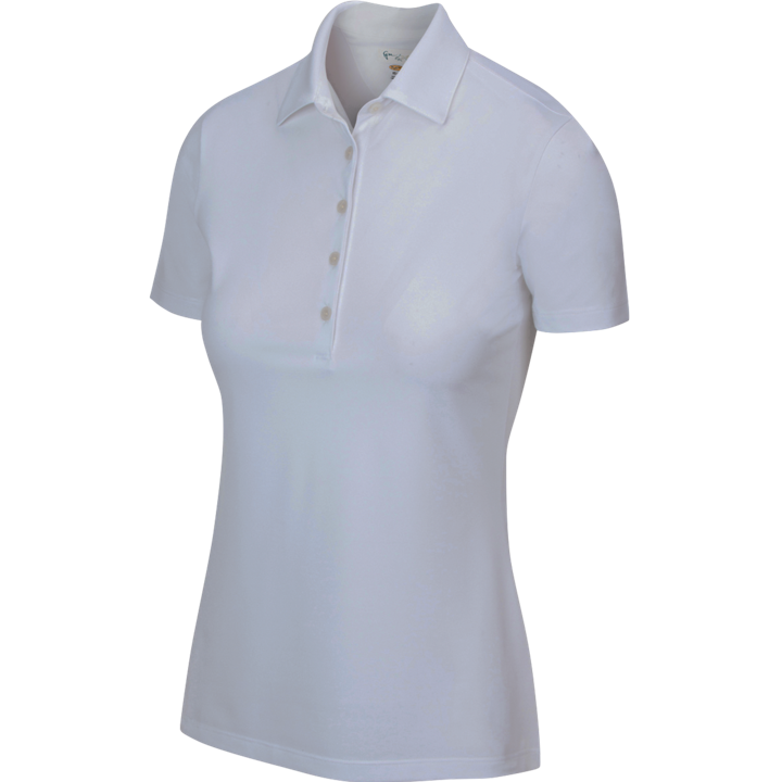  Greg Norman Freedom Micro Pique Shark Grey Ladies Shirt