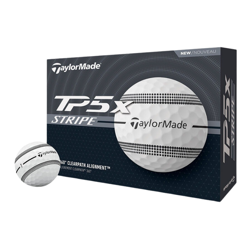 TaylorMade TP5x Stripe Men's Golf Ball (2024)