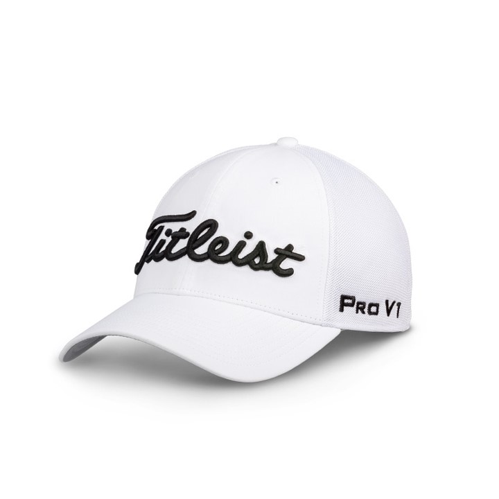  Titleist Tour Sports Mesh Men's White Cap 