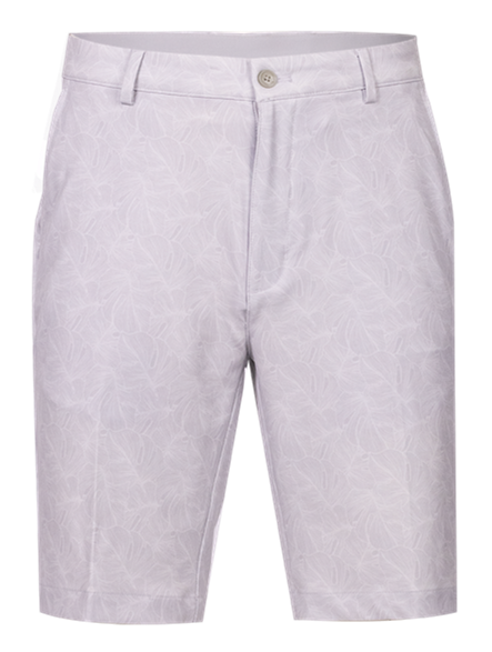 Greg Norman Tonal Palm Leaves Grey Shorts