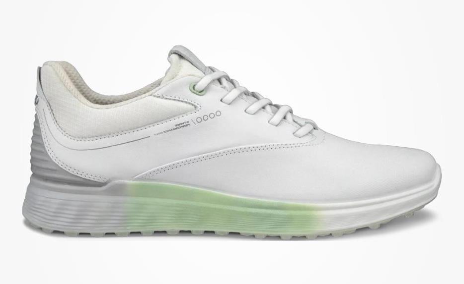  Ecco S-Three Ladies White/ Matcha Golf Shoes