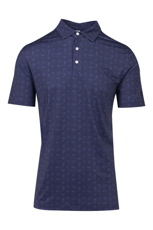 10&8 Palm Men's Navy Shirt