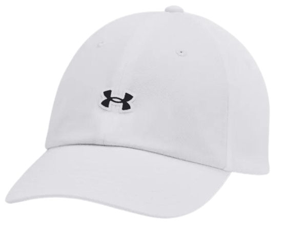 Under Armour Ladies Driver96 Adj White Cap 