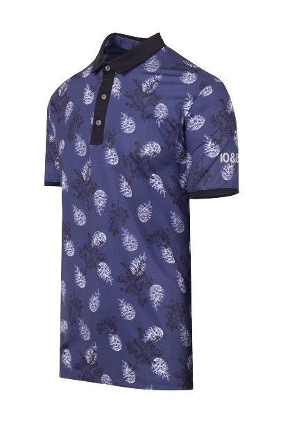 10&8 Pine Print Men's Navy Shirt