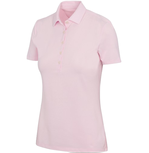 Greg Norman Freedom Micro Pique Ladies Pink Lemonade Shirt