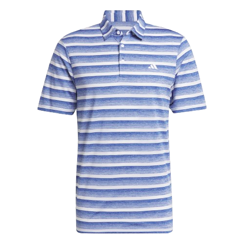 adidas Two-Colour Striped Men's Royal Blue Shirt