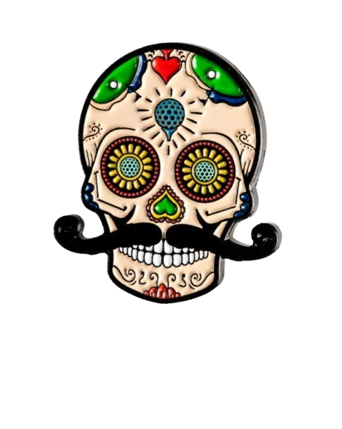 Pins & Aces Sugar Skull Ball Marker