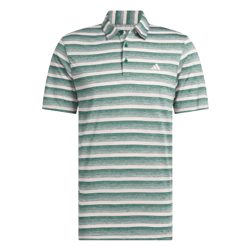 adidas Two-Colour Stripe Men's Collegiate Green Shirt