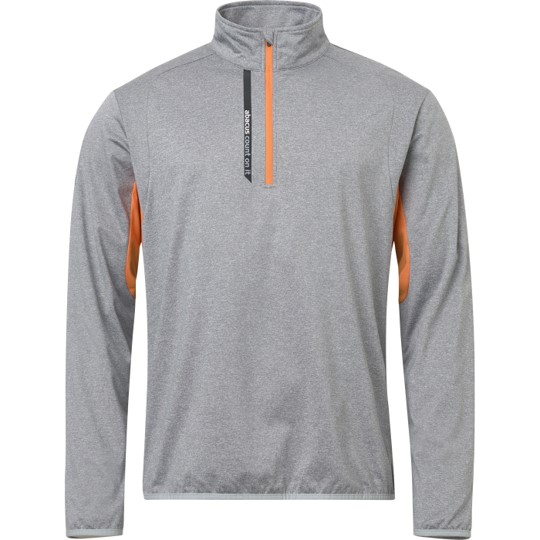 Abacus Sherwood Half Zip Men's Mandarin Grey Pullover