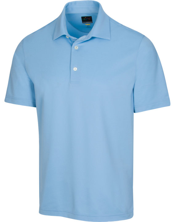 Greg Norman Freedom Micro Pique Men's Ocean Breeze Shirt 