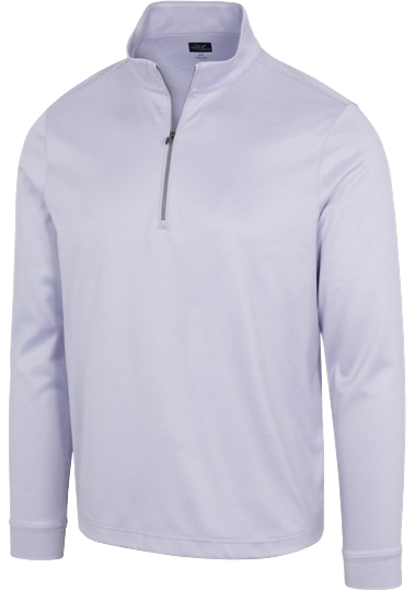 Greg Norman Clubhouse Quarter Zip Men's Frosted Heather  Pullover