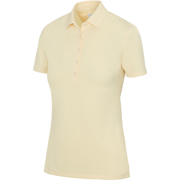 Greg Norman Freedom Micro Pique Ladies Lemon Palm Shirt