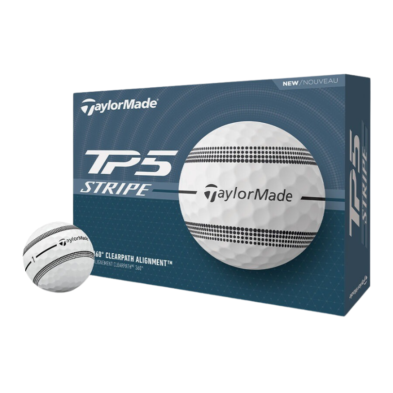 TaylorMade TP5 Stripe Men's Golf Ball (2024)