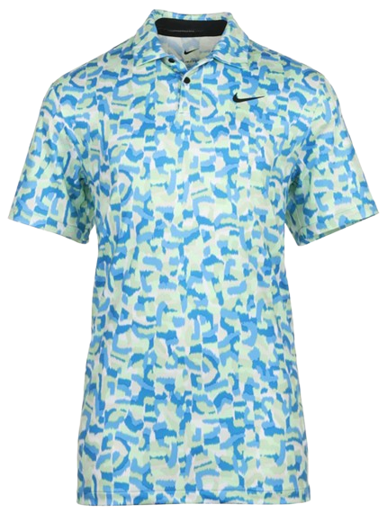 Nike Dri-Fit Tour Confetti Print Men's Photo Blue Shirt 