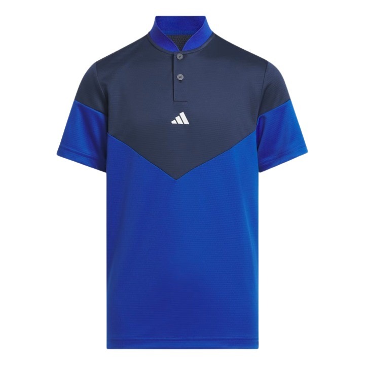 adidas Heat.RDY Sport CollarJuniors Blue Polo Shirt