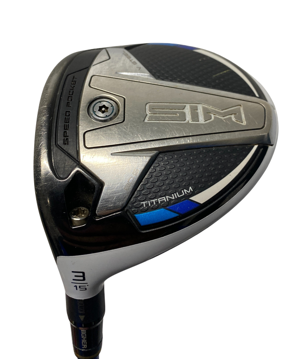 Pre-owned Taylormade Sim #3 Fairway Wood