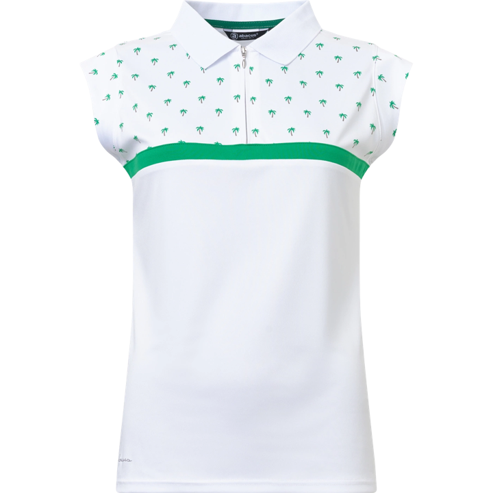  Abacus Juliet Wing Ladies Palm Tree Golf Shirt