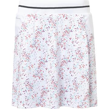 Abacus Juliet Ladies 45cm White Floral Skort 