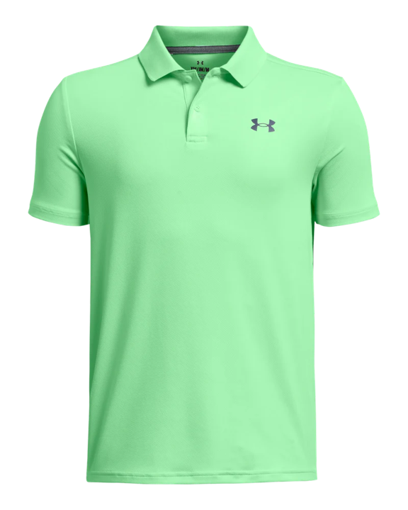 Under Armour Juniors Performance Green Golf Shirt