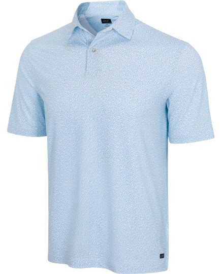 Greg Norman ML75 Shark Tooth Stretch Coastline Shirt