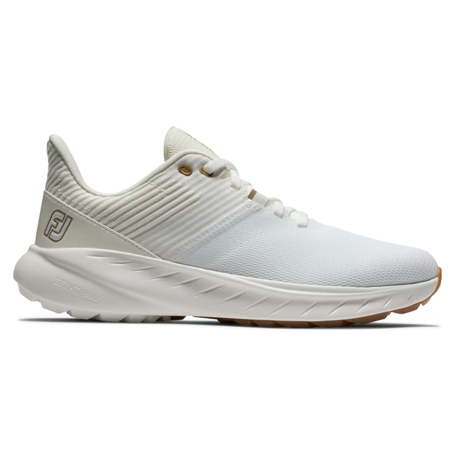  FootJoy Flex Ladies White/ Beige Shoes